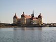 Das Wasserschloss Moritzburg von Westen